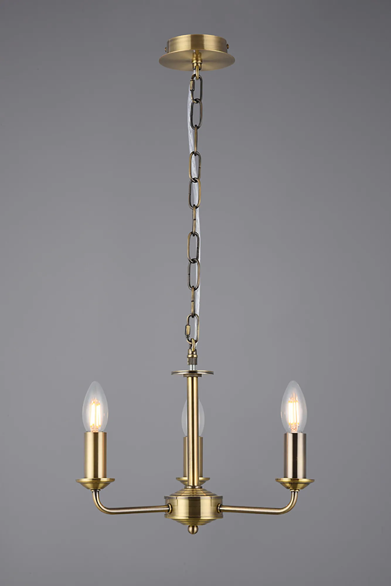 Banyan Pendant 3 Light Antique Brass D0355  Deco Banyan